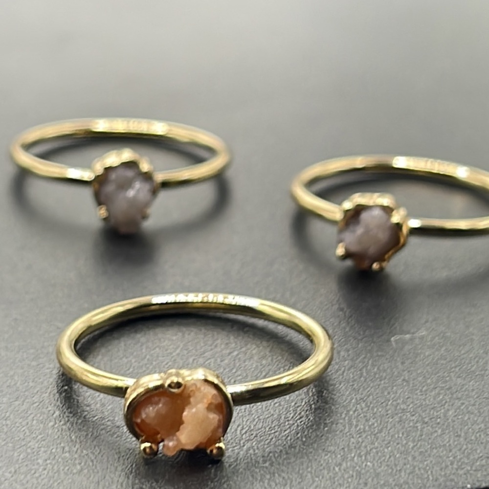 Gold Stackable Rings - image 2